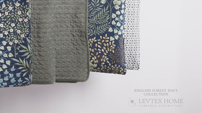 Levtex English Forest Duvet Cover Set - Navy