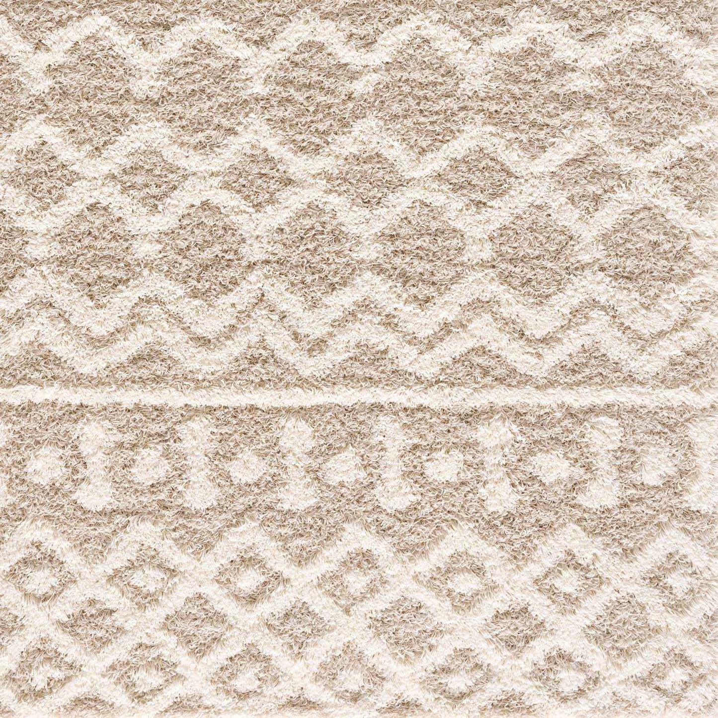 Prompton Cream Plush Area Rug - Plush Pile Rugs - Quahog Bay Bedding