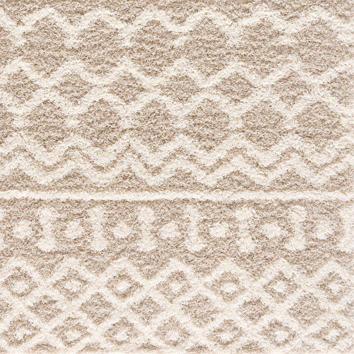 Prompton Cream Plush Area Rug - Plush Pile Rugs - Quahog Bay Bedding