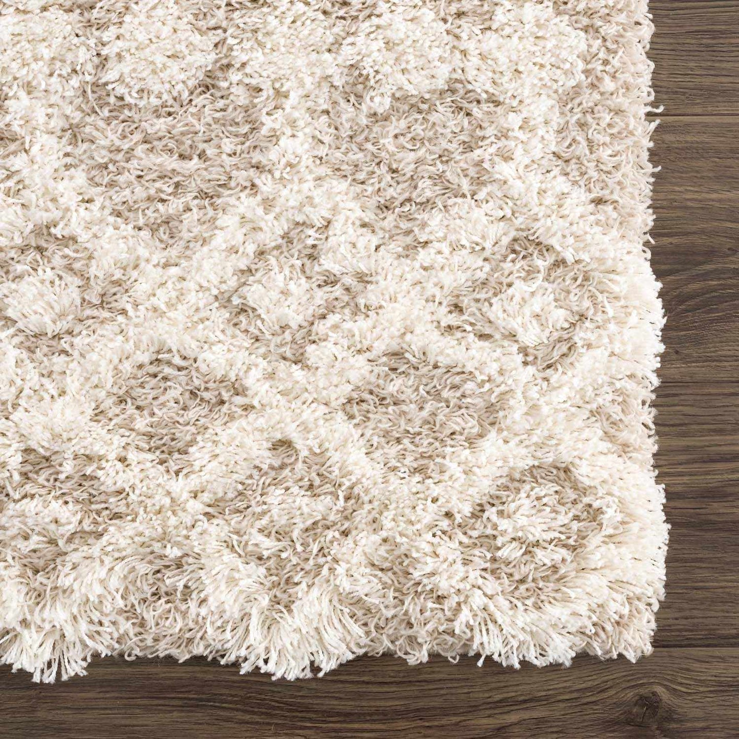 Prompton Cream Plush Area Rug - Plush Pile Rugs - Quahog Bay Bedding