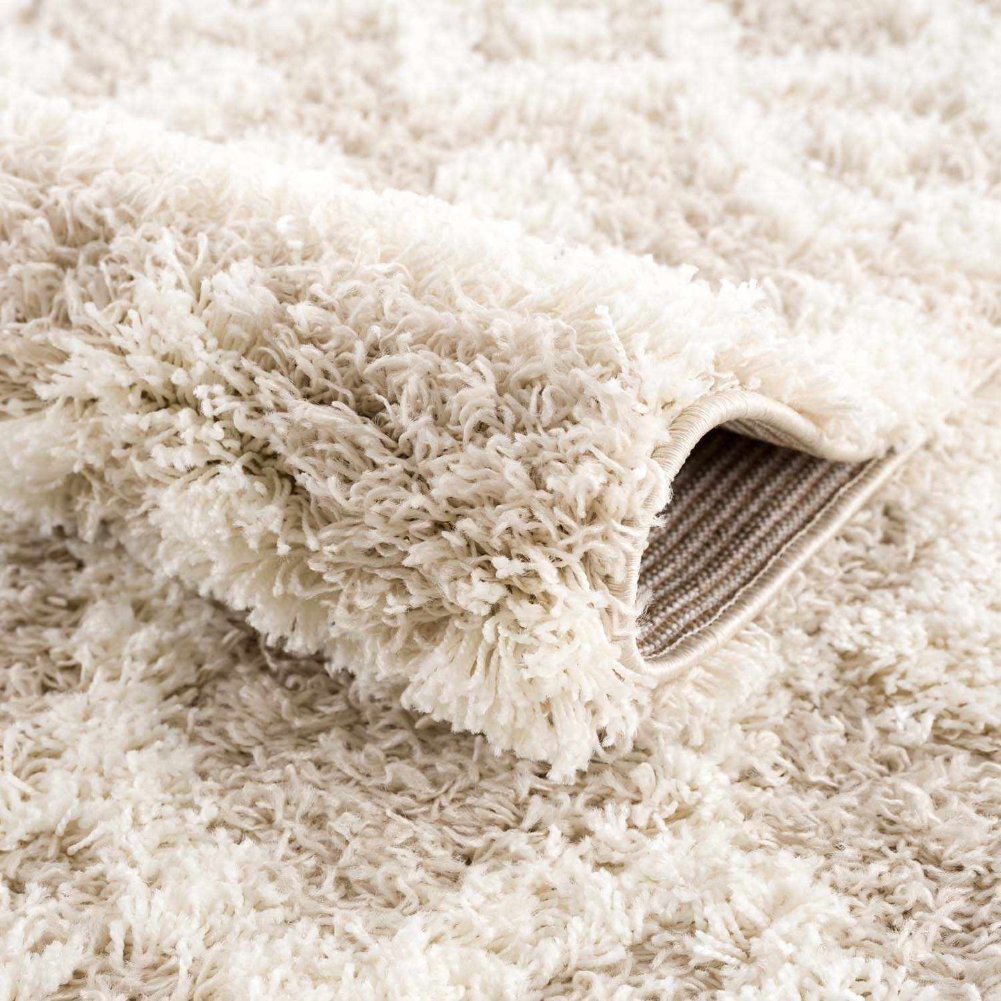Prompton Cream Plush Area Rug - Plush Pile Rugs - Quahog Bay Bedding