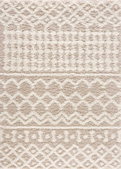 Prompton Cream Plush Area Rug - Plush Pile Rugs - Quahog Bay Bedding