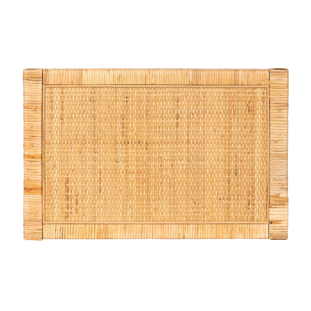 Rafina Rectangular Rattan Side Table