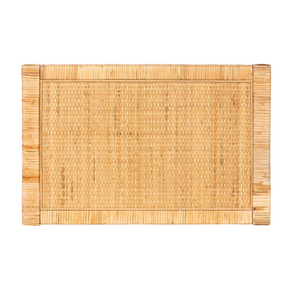 Rafina Rectangular Rattan Side Table