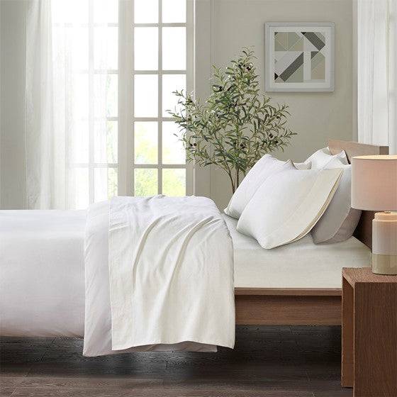 Ultra Soft Split King Flannel 100% Cotton Flannel Sheet Set