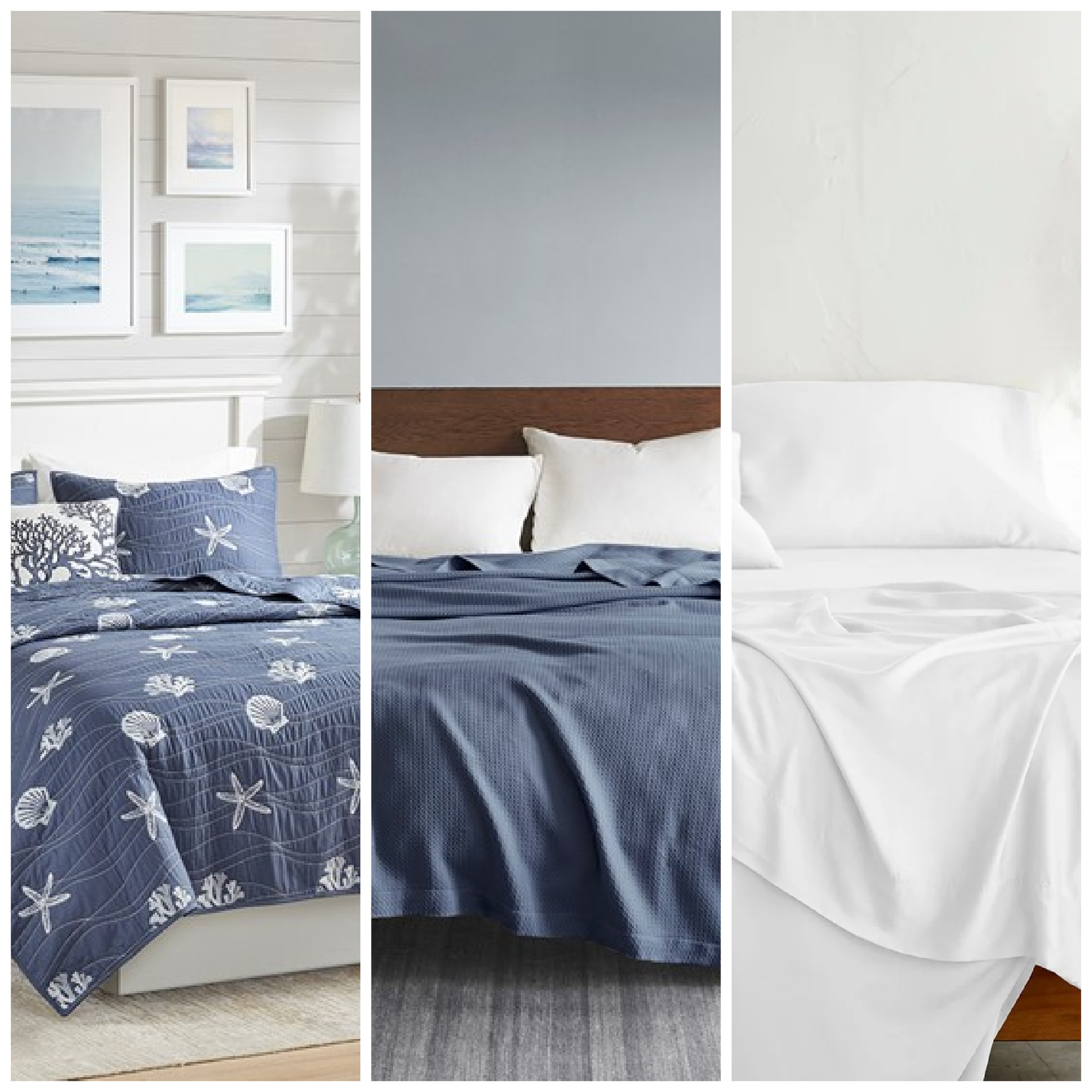 Nautical Bedding Ensembles King Size Navy - Quahog Bay Bedding