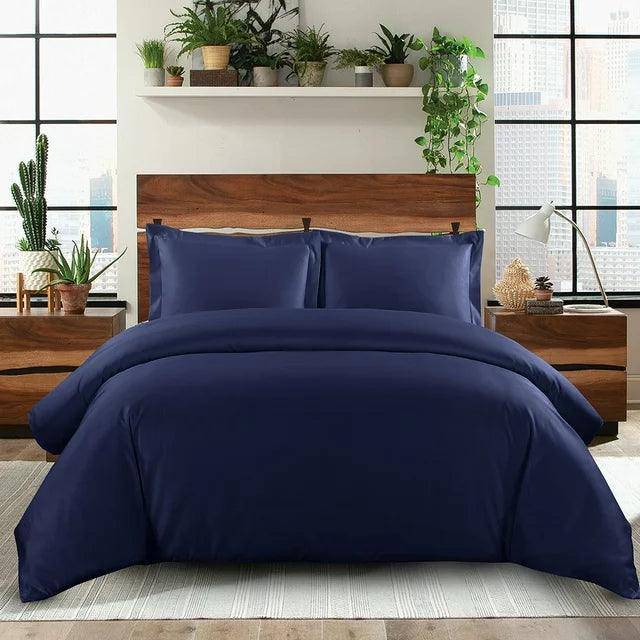 V Berth Boat Bedding - 600TC 100% Cotton Duvet Set 3PC Boat Bedding - Quahog Bay Bedding