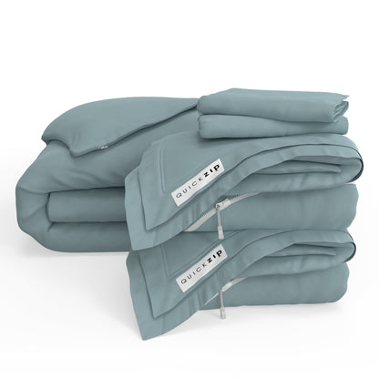 QuickZip Duvet Bundle - Sateen - Quahog Bay Bedding
