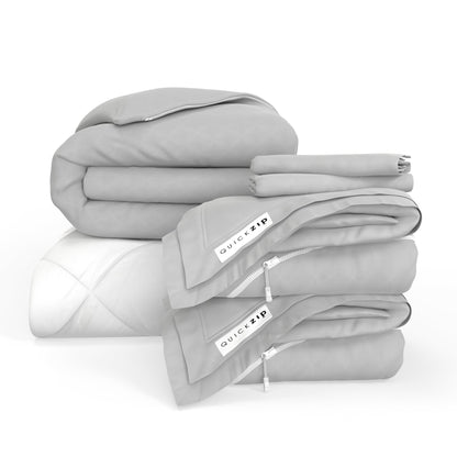 QuickZip Euro Bundle - Percale - Quahog Bay Bedding