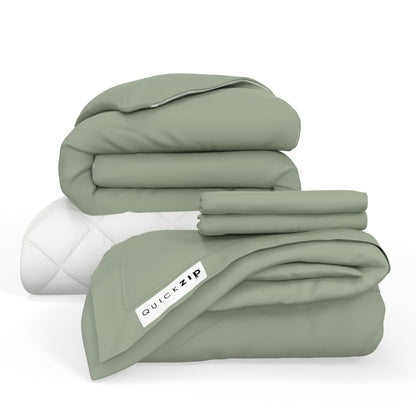 QuickZip Euro Bundle - Percale - Quahog Bay Bedding