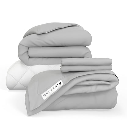 QuickZip Euro Bundle - Percale - Quahog Bay Bedding