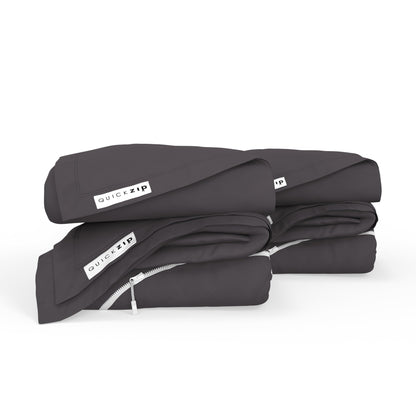 QuickZip Fitted Plus Spare Bundle - Percale - Quahog Bay Bedding