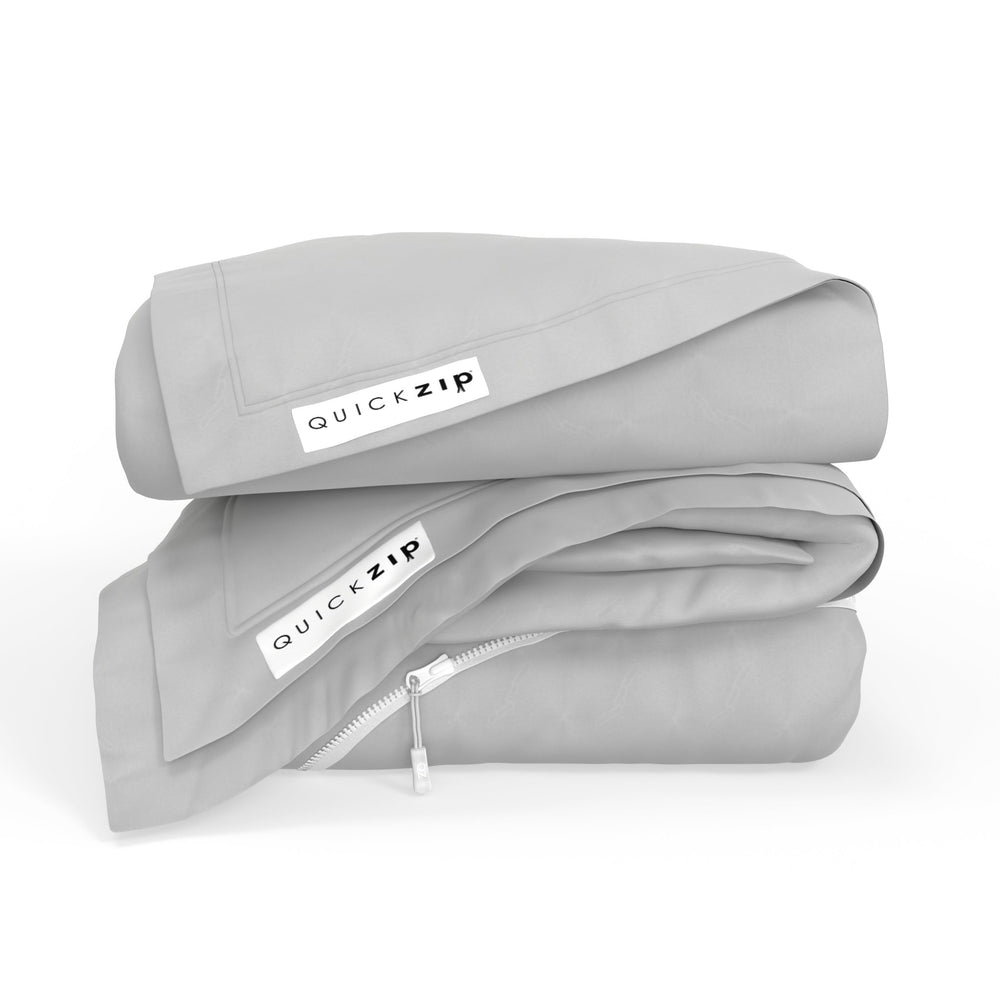 QuickZip Fitted Plus Spare Bundle - Percale - Quahog Bay Bedding
