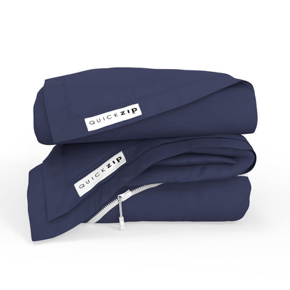 QuickZip Fitted Plus Spare Bundle - Percale - Quahog Bay Bedding