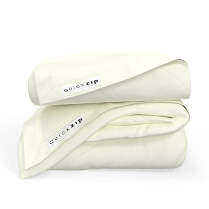 QuickZip Fitted Plus Spare Bundle - Percale - Quahog Bay Bedding