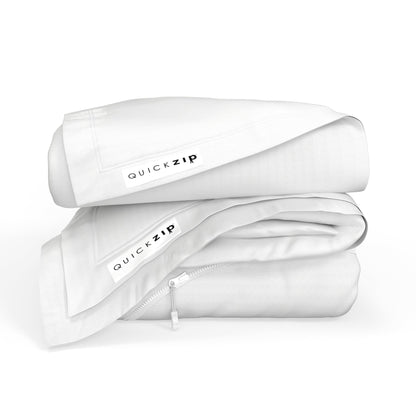 QuickZip Fitted Plus Spare Bundle - Percale - Quahog Bay Bedding