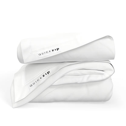 QuickZip Fitted Plus Spare Bundle - Percale - Quahog Bay Bedding