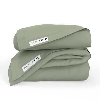 QuickZip Fitted Plus Spare Bundle - Percale - Quahog Bay Bedding