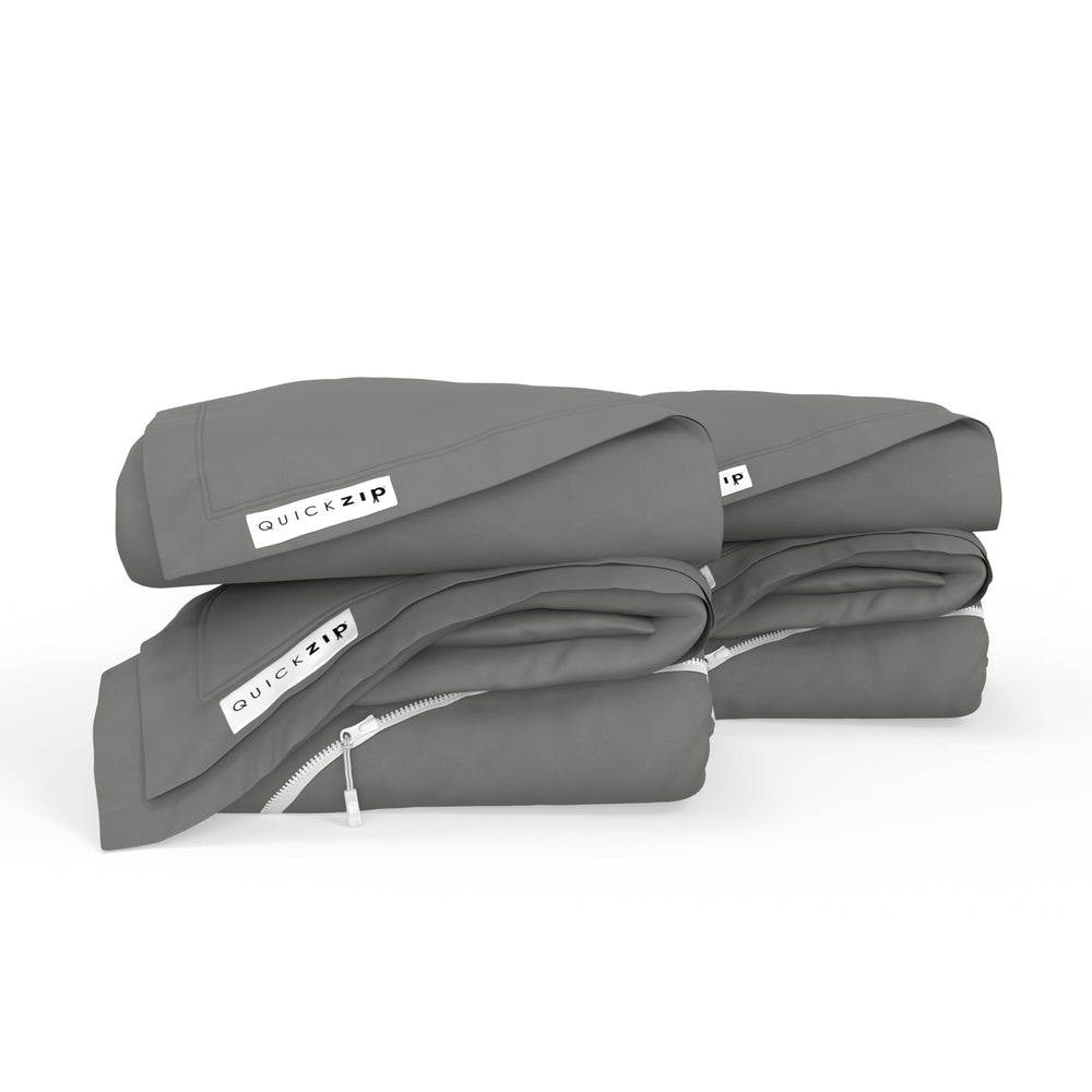 QuickZip Fitted Plus Spare Bundle - Sateen - Quahog Bay Bedding