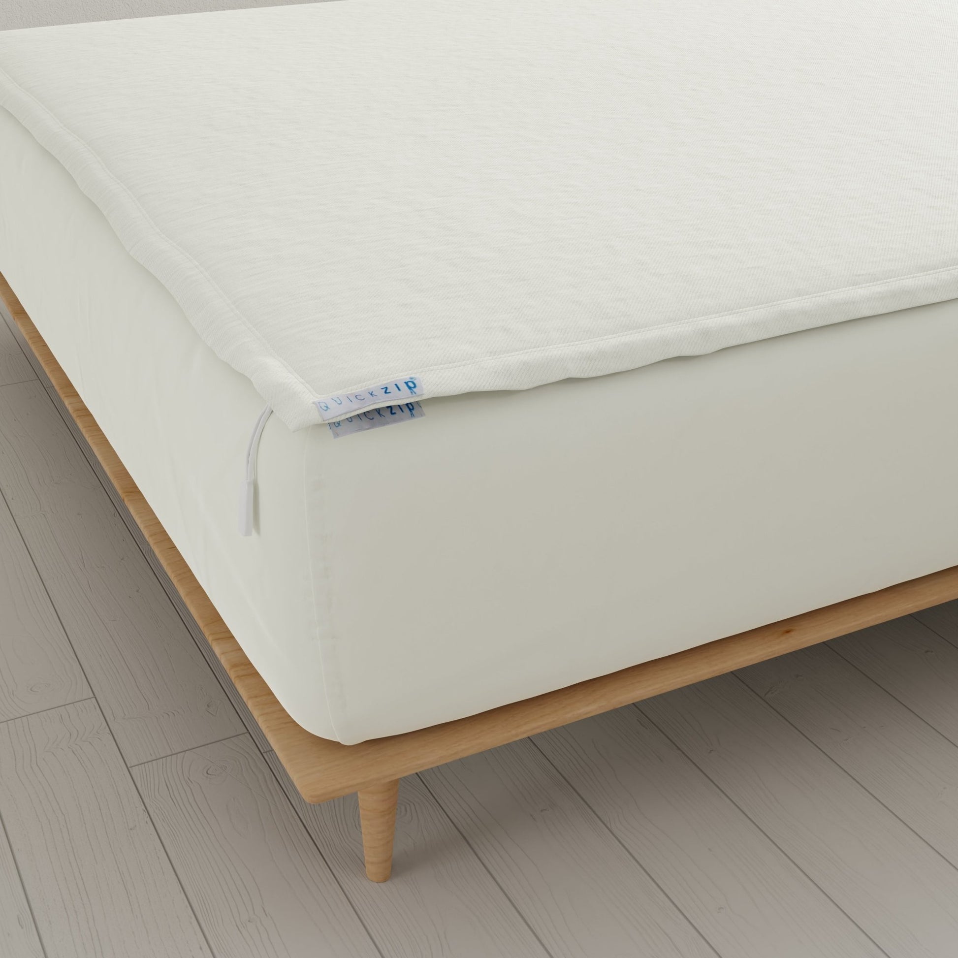 QuickZip Fitted Sheet (Base + Zip Sheet) - Percale - Quahog Bay Bedding