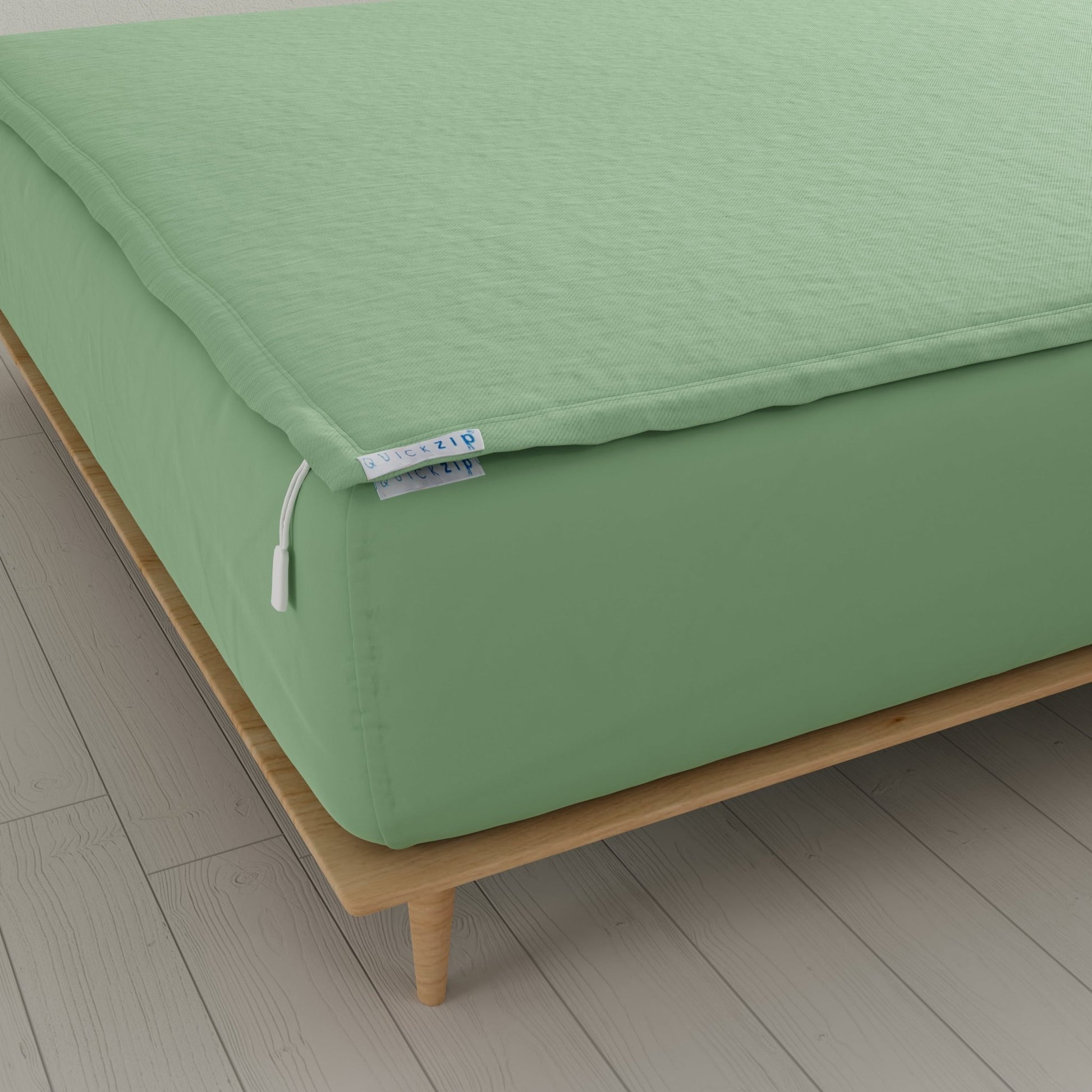 QuickZip Fitted Sheet (Base + Zip Sheet) - Percale - Quahog Bay Bedding