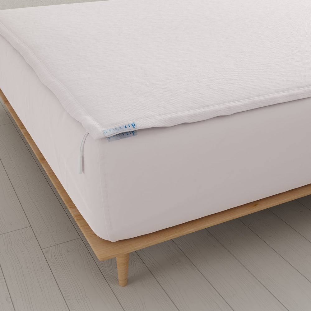 QuickZip Fitted Sheet (Base + Zip Sheet) - Sateen - Quahog Bay Bedding