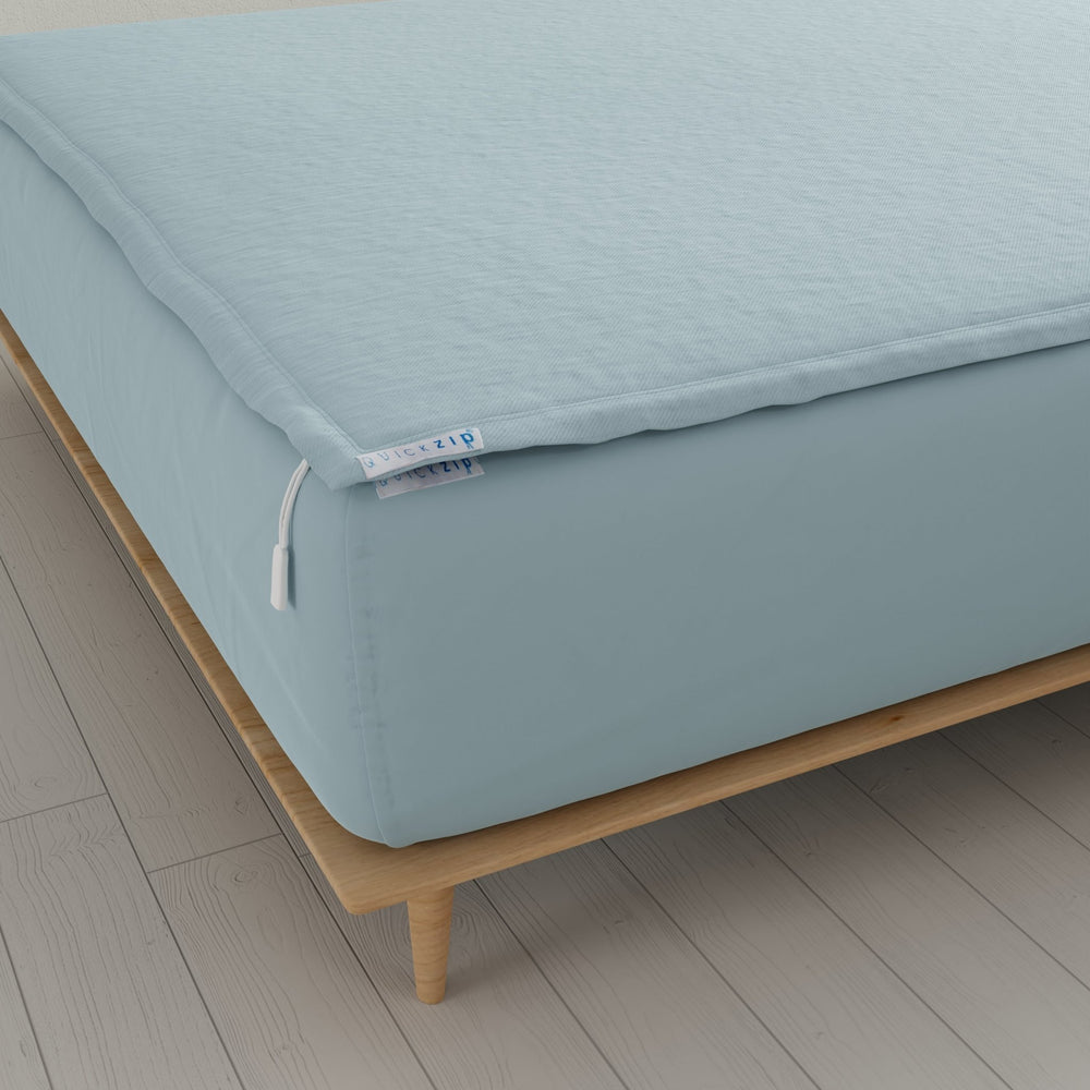 QuickZip Fitted Sheet (Base + Zip Sheet) - Sateen - Quahog Bay Bedding