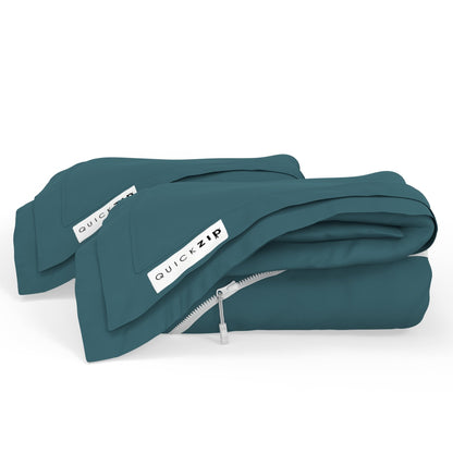 QuickZip Fitted Sheets - Sateen - Quahog Bay Bedding