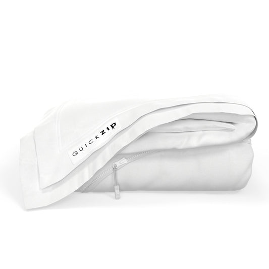 QuickZip Fitted Sheets - Sateen - Quahog Bay Bedding
