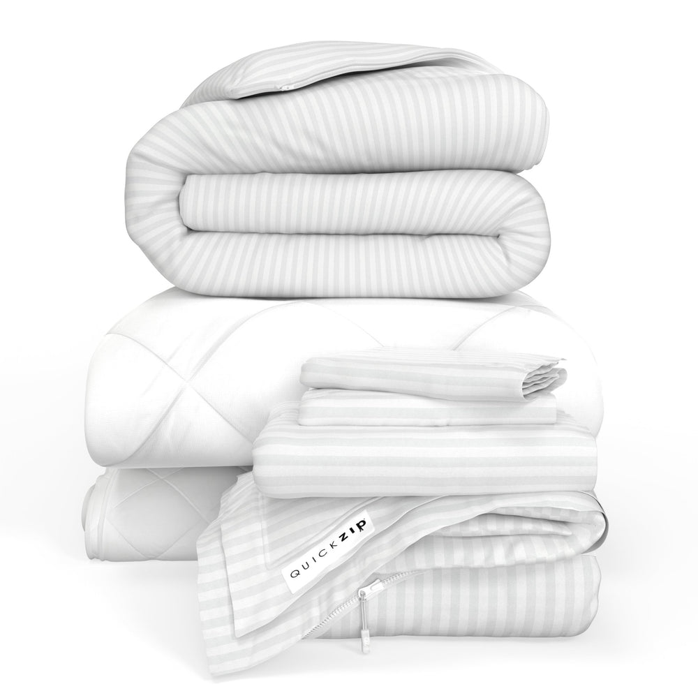 QuickZip Fresh Bed Bundle - ComfortCore - Quahog Bay Bedding