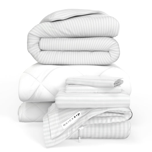 QuickZip Fresh Bed Bundle - ComfortCore - Quahog Bay Bedding