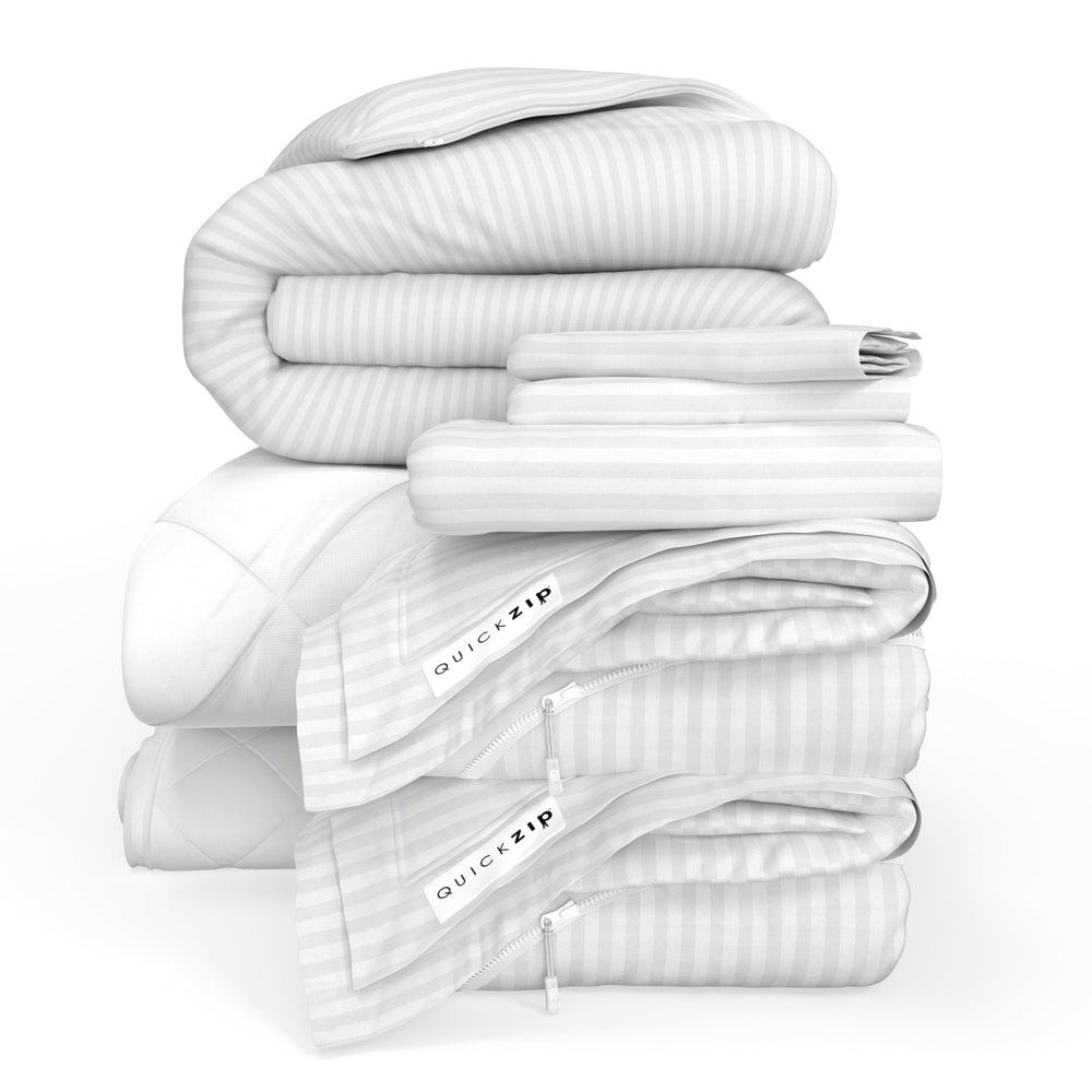 QuickZip Fresh Bed Bundle - ComfortCore - Quahog Bay Bedding