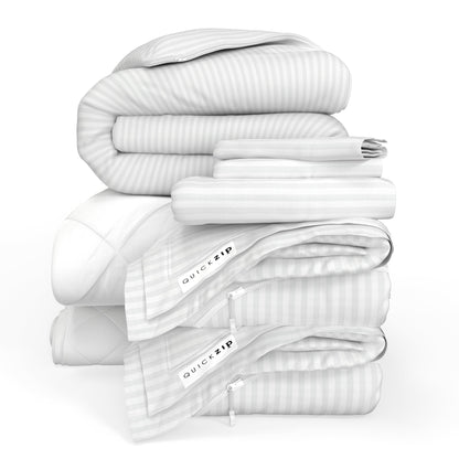 QuickZip Fresh Bed Bundle - ComfortCore - Quahog Bay Bedding