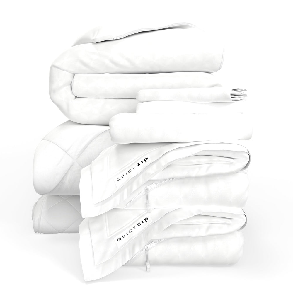 QuickZip Fresh Bed Bundle - Percale - Quahog Bay Bedding