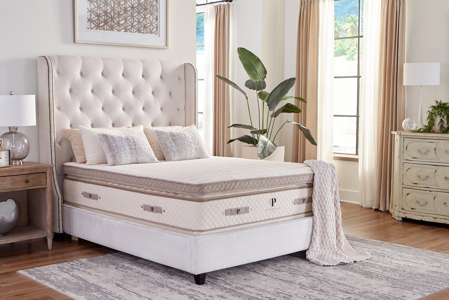 Quilted Organic Mattress Topper - Quahog Bay Bedding