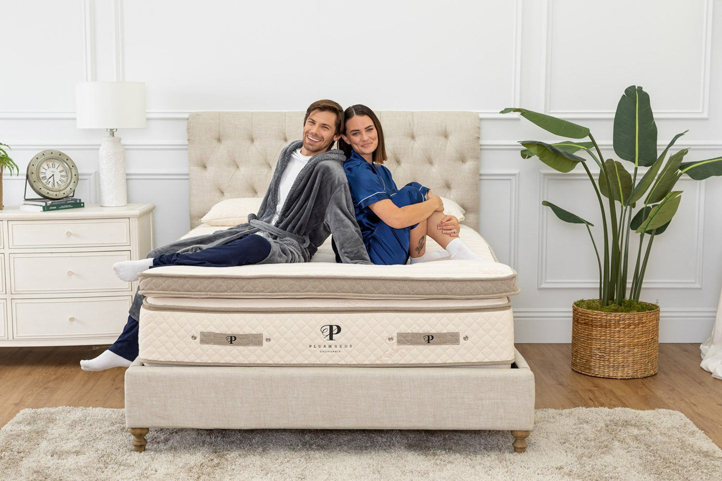 Quilted Organic Mattress Topper - Quahog Bay Bedding