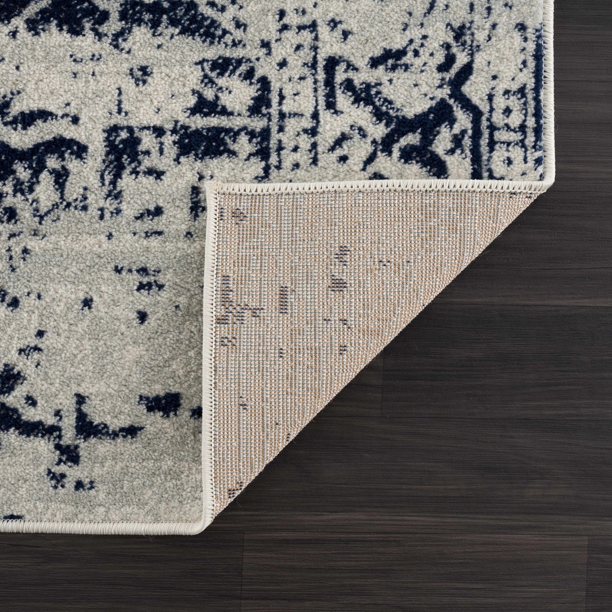 Rachel Navy Area Rug - Quahog Bay Bedding