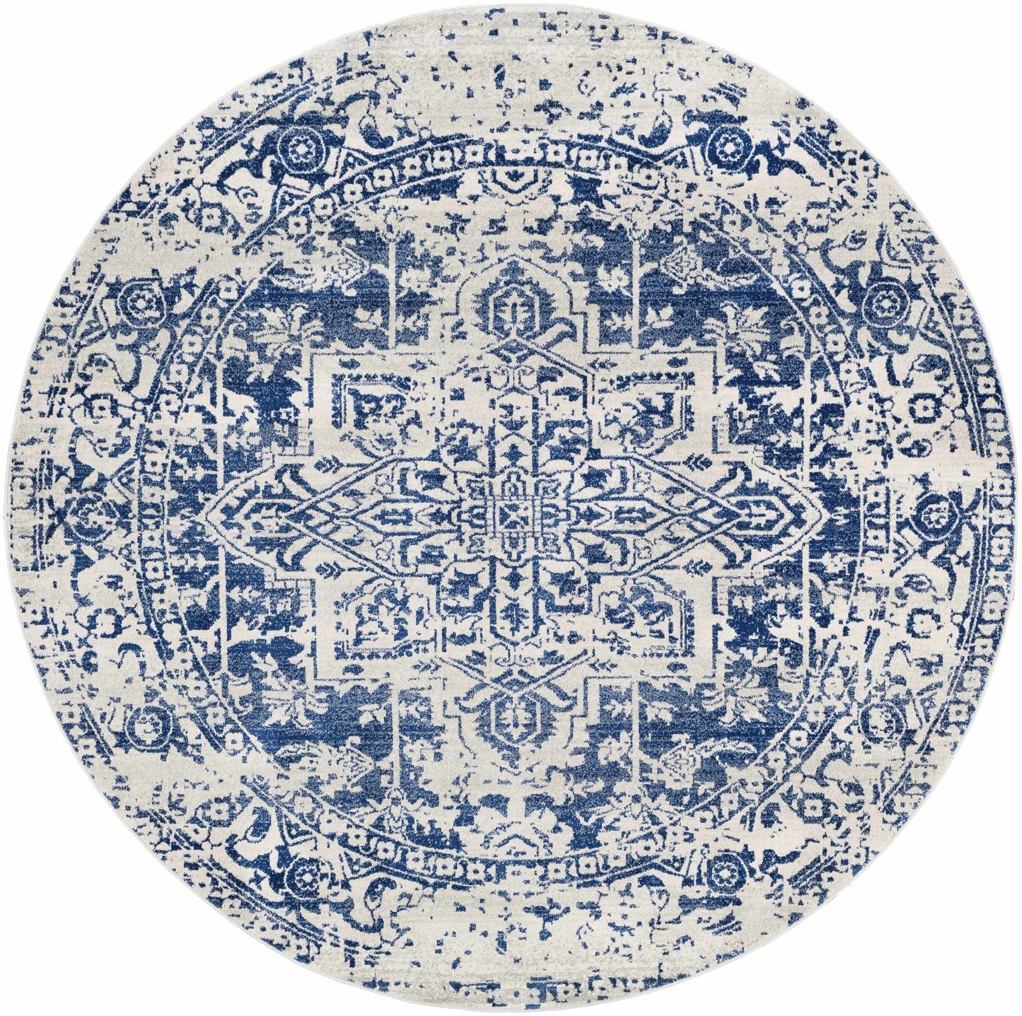 Rachel Navy Area Rug - Quahog Bay Bedding