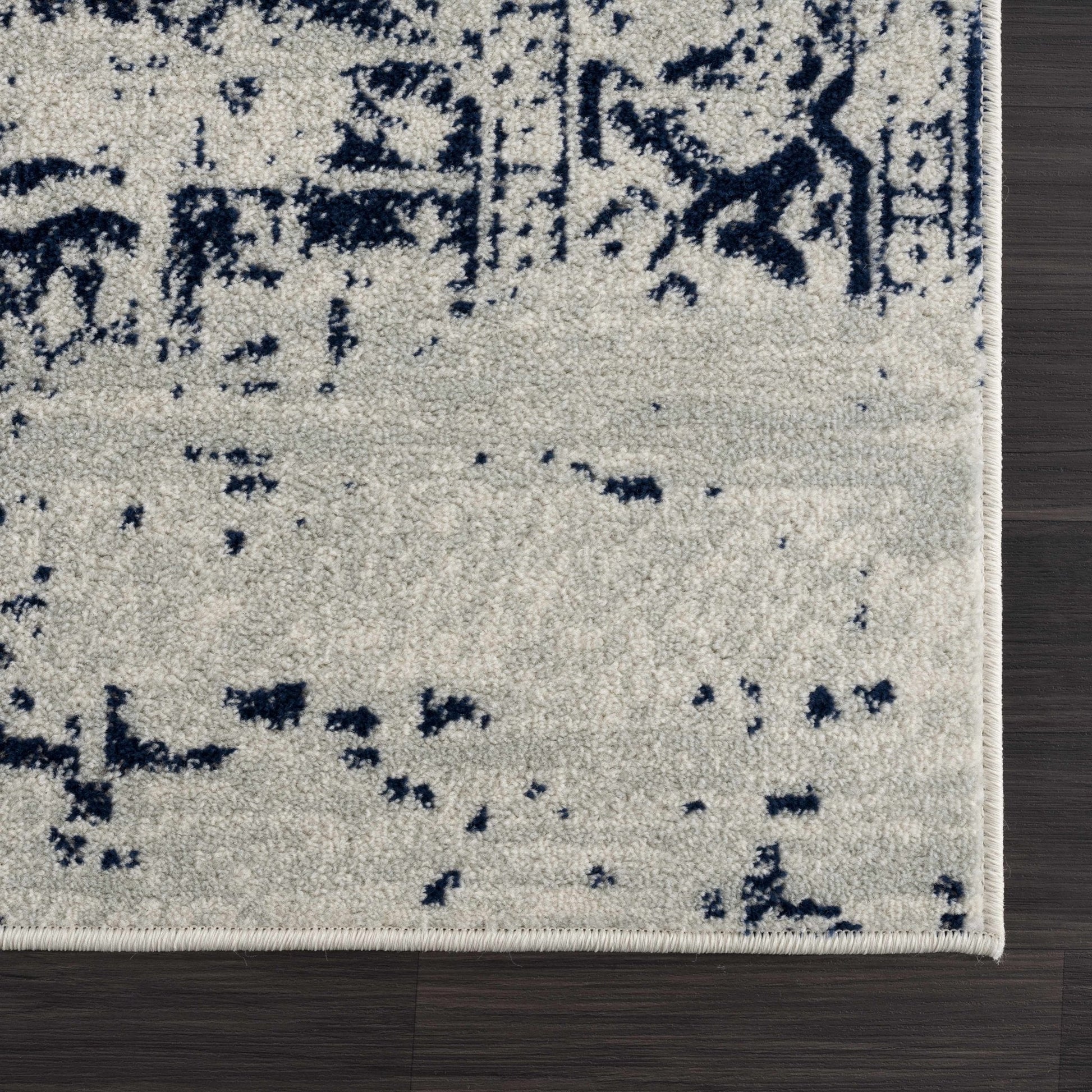 Rachel Navy Area Rug - Quahog Bay Bedding