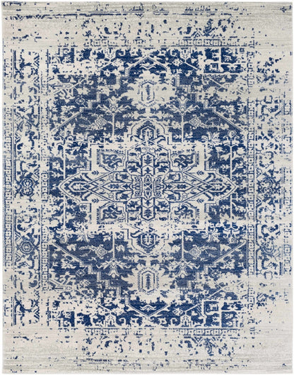 Rachel Navy Area Rug - Quahog Bay Bedding