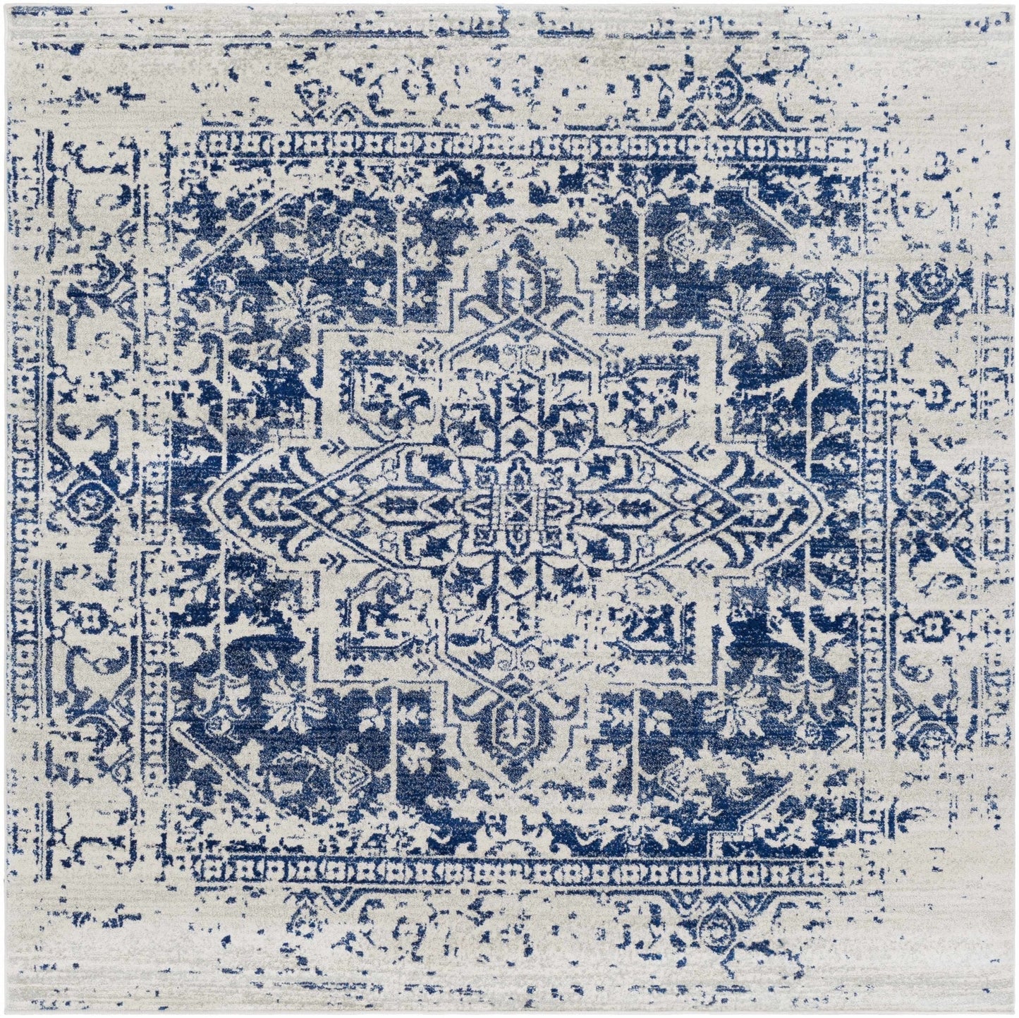 Rachel Navy Area Rug - Quahog Bay Bedding