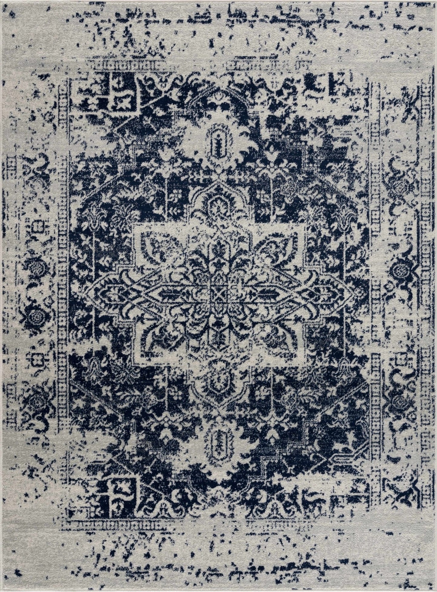 Rachel Navy Area Rug - Quahog Bay Bedding