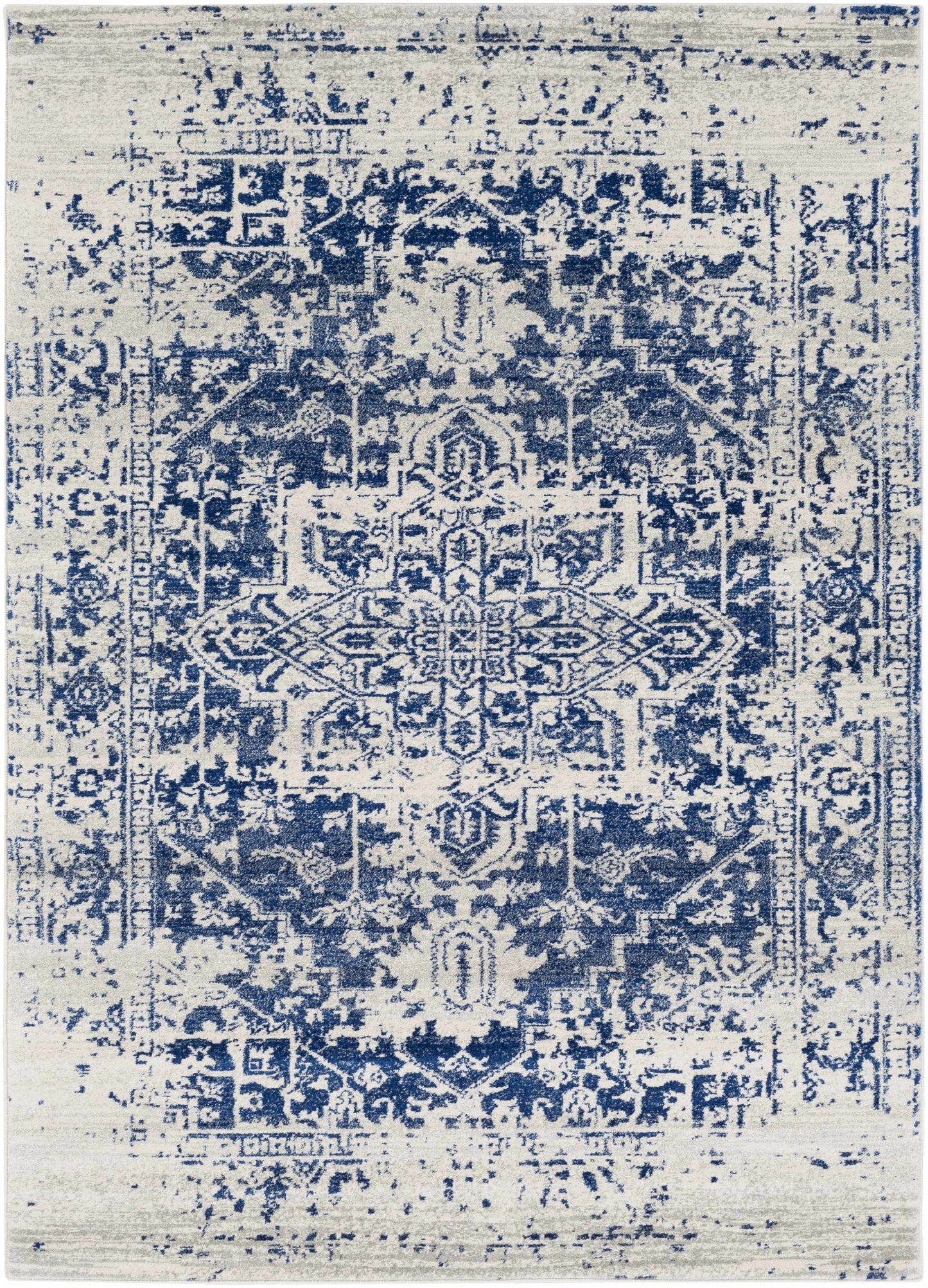 Rachel Navy Area Rug - Quahog Bay Bedding