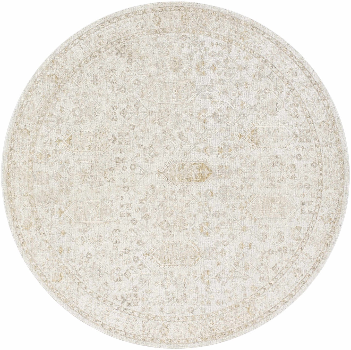 Rafee Ivory Luxe Area Rug - Quahog Bay Bedding
