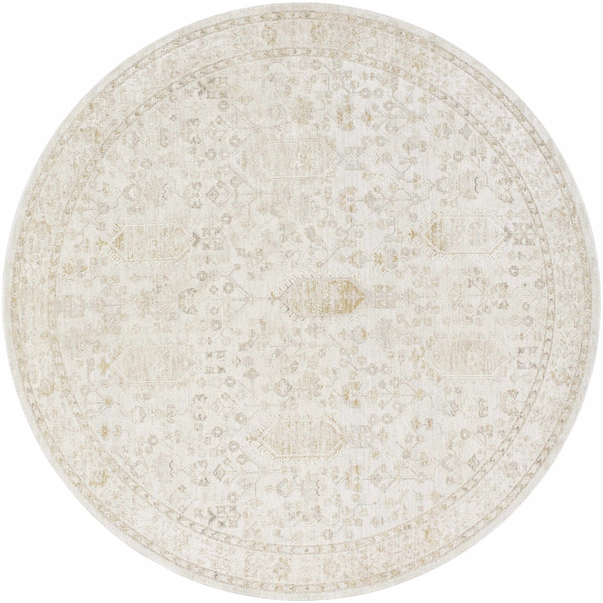 Rafee Ivory Luxe Area Rug - Quahog Bay Bedding