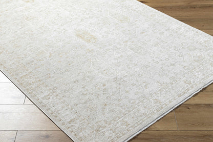 Rafee Ivory Luxe Area Rug - Quahog Bay Bedding
