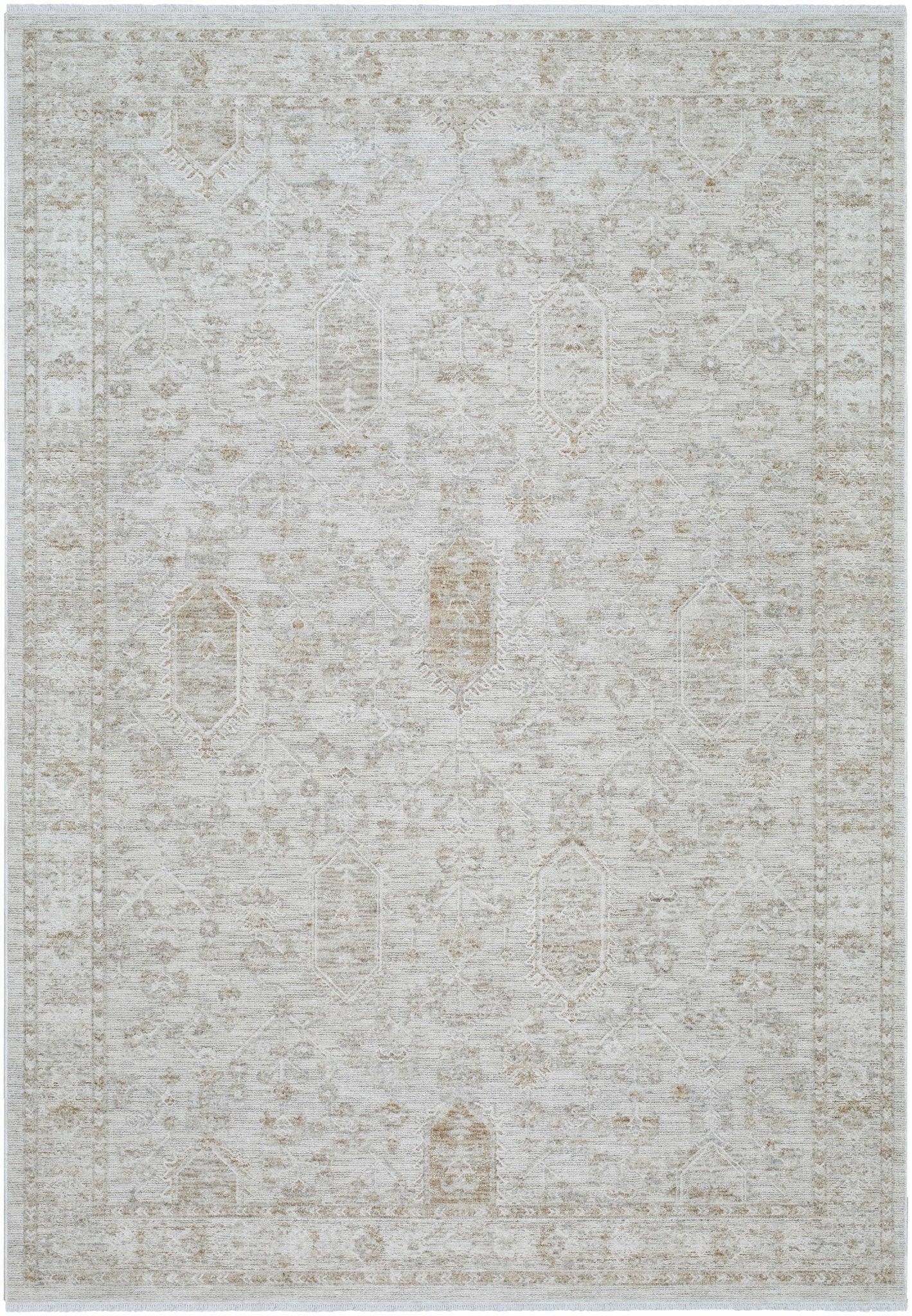 Rafee Ivory Luxe Area Rug - Quahog Bay Bedding