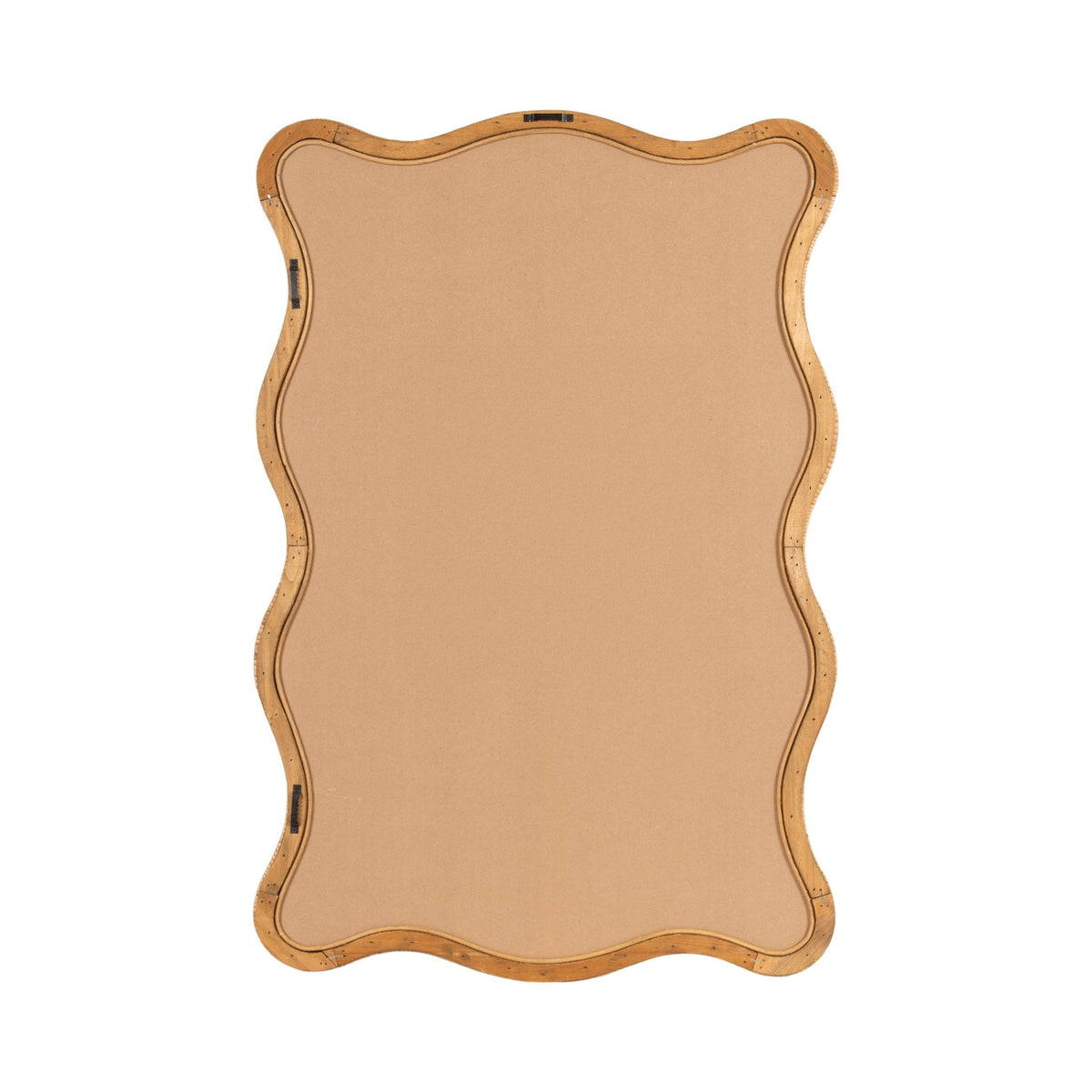 Rahfy Rattan Rectangle Scallop Mirror - Quahog Bay Bedding