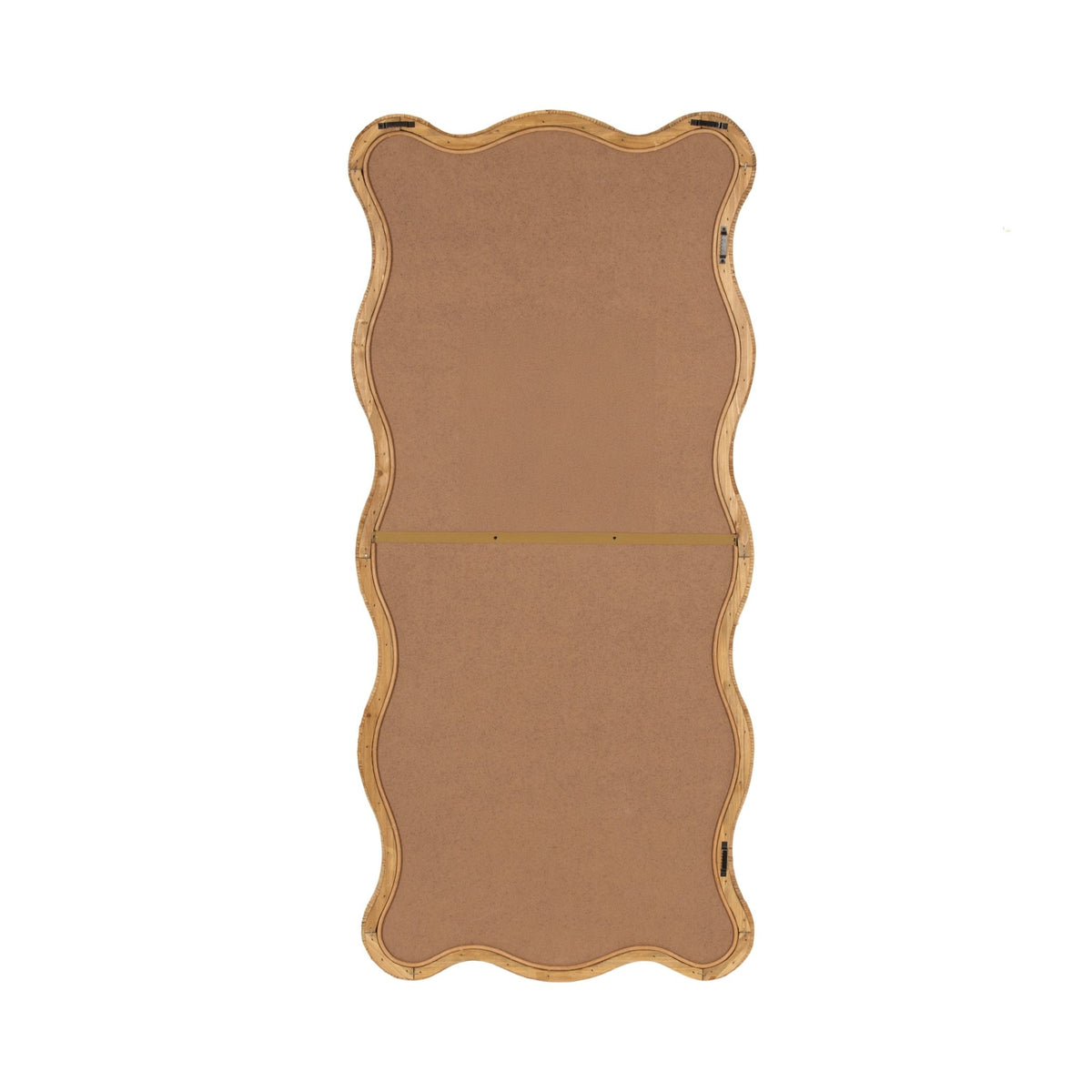 Rahfy Rattan Rectangle Scallop Mirror - Quahog Bay Bedding