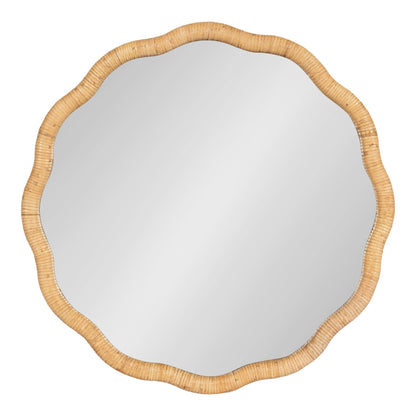Rahfy Scallop Framed Wall Mirror - Quahog Bay Bedding